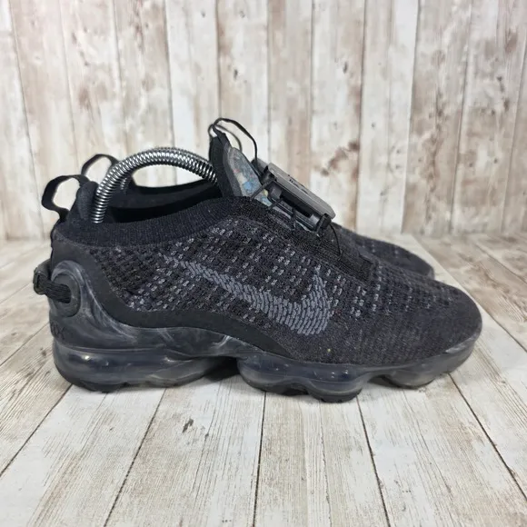 Nike Air VaporMax 2020 Flyknit Black Running Shoes Sneakers CJ6740-002 Size 7