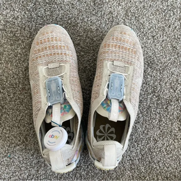Nike Air VaporMax 2020 Flyknit Oatmeal Women's 7.5 CT1933-100 Athleisure Shoes