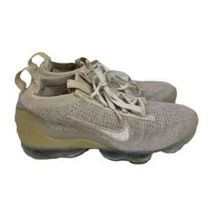 Nike Air VaporMax 2021 FK Womens 7.5 Running Shoes Sneakers Oatmeal DC9454-101