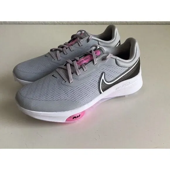 Nike Air Zoom Infinity Tour Next Golf Shoes Wolf Grey Pink DC5221-060 Men’s Sz 9