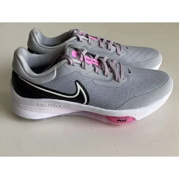 Nike Air Zoom Infinity Tour Next Golf Shoes Wolf Grey Pink DC5221-060 Men’s Sz 9