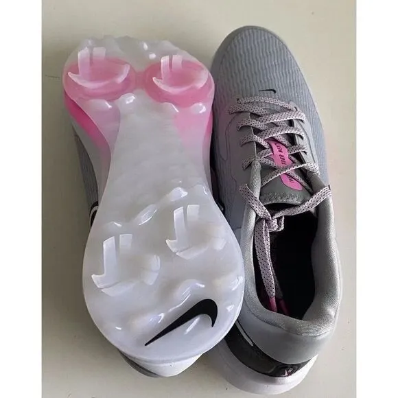 Nike Air Zoom Infinity Tour Next Golf Shoes Wolf Grey Pink DC5221-060 Men’s Sz 9
