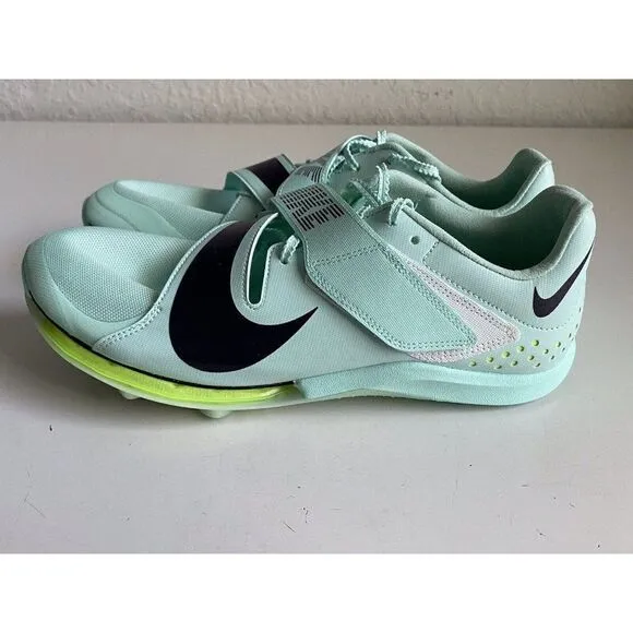 Nike Air Zoom LJ Elite Mint Foam Green Dr9924-300 Men's Size 10 Track Spikes