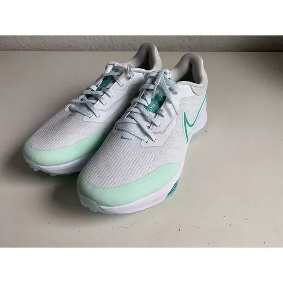 Nike Air Zoom Infinity Tour Next% White Mint Foam DC5221-143 Golf Shoes Men’s 10