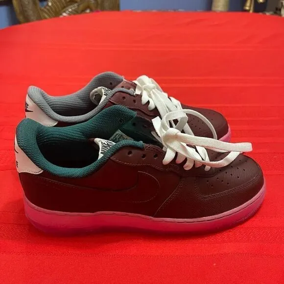 Nike Air Force 1 Red Pink Custom Painted Sneakers Shoes Men’s Size 7