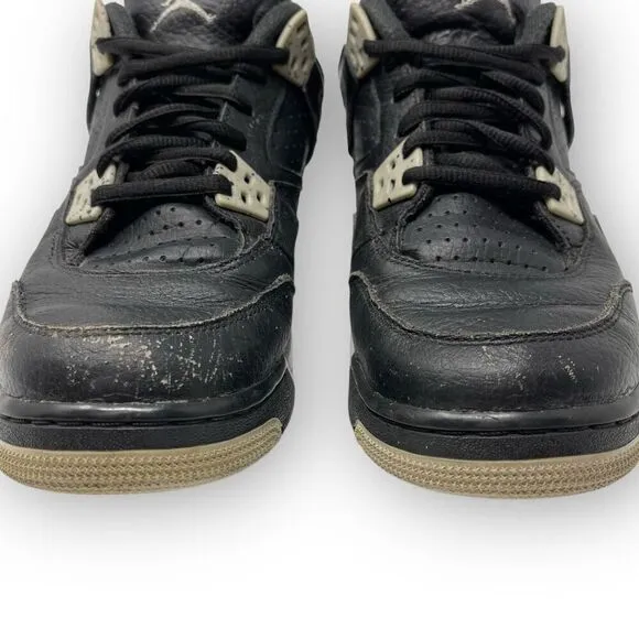Nike Air Jordan 4 Retro BG Oreo Athletic Shoes 408452-003 Youth Size 5.5Y