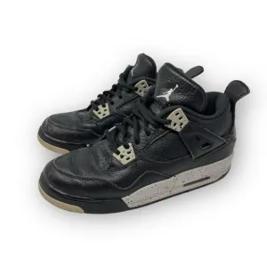 Nike Air Jordan 4 Retro BG Oreo Athletic Shoes 408452-003 Youth Size 5.5Y