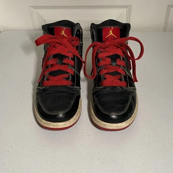 NIKE AIR JORDAN Basketball Shoes 1 Retro Size 6Y