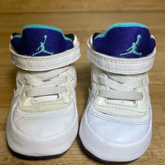 Nike Air Jordan 5 Retro Grape Toddler Size 3C Kids Shoes 407335-102