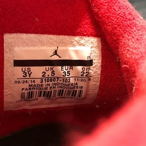 Nike Air Jordan Double X 10 Retro Youth Shoes 3Y