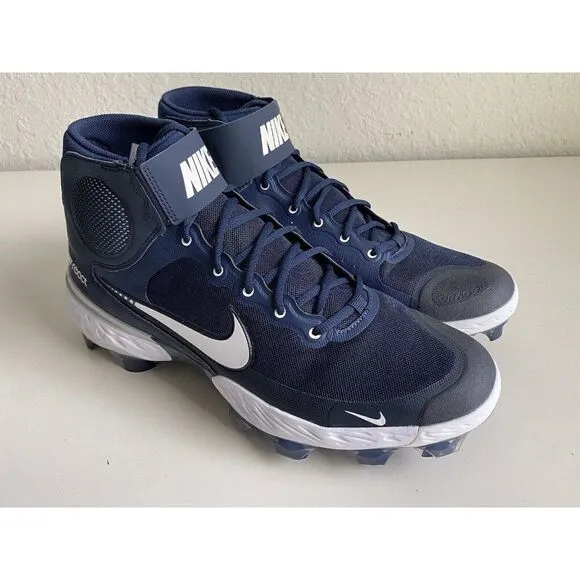 Nike Alpha Huarache 3 High Mens Baseball Cleats Men’s Sz 14 Navy Blue CZ4455-400