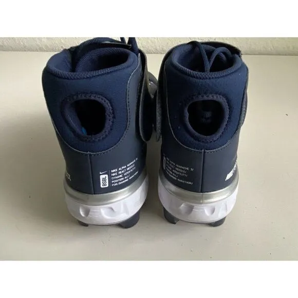 Nike Alpha Huarache 3 High Mens Baseball Cleats Men’s Sz 14 Navy Blue CZ4455-400