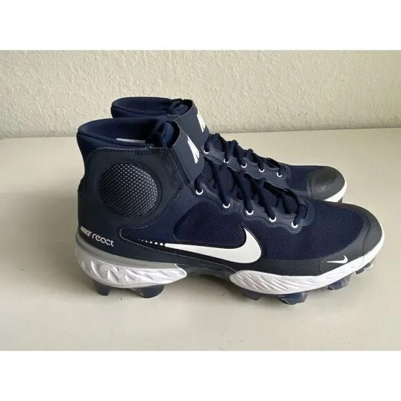 Nike Alpha Huarache 3 High Mens Baseball Cleats Men’s Sz 14 Navy Blue CZ4455-400
