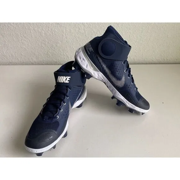 Nike Alpha Huarache 3 High Mens Baseball Cleats Men’s Sz 14 Navy Blue CZ4455-400