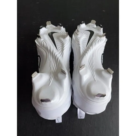 Nike Alpha Huarache NXT White Black Grey Baseball Cleats DJ6517-100 Men’s Sz 8