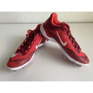 Nike Alpha Huarache React Elite 4 Red Baseball Cleats DJ6521-616 Men’s Sz 13