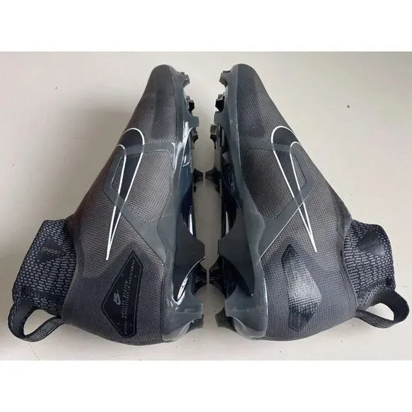 Nike Alpha Menace Elite 3 Pro Black White Football Cleats CT6648-010 Men’s Sz 14