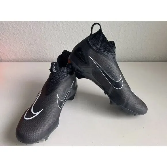 Nike Alpha Menace Elite 3 Pro Black White Football Cleats CT6648-010 Men’s Sz 14