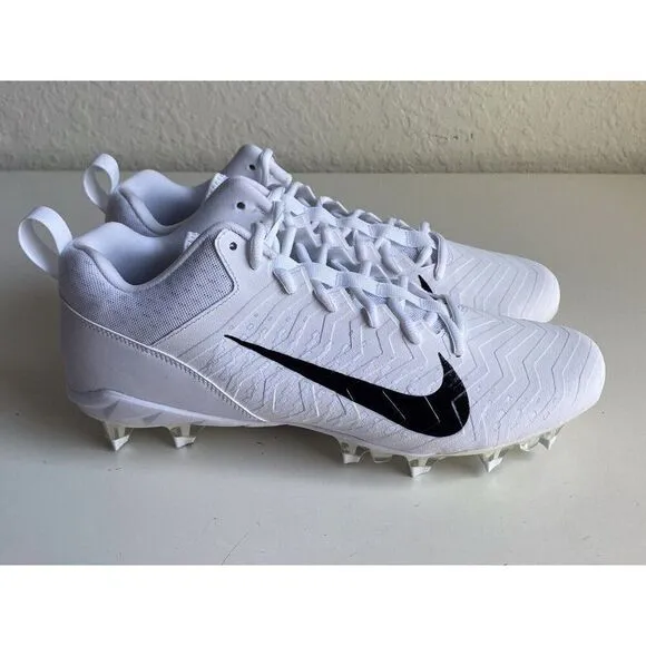 Nike Alpha Menace Pro 2 Low White Football Cleats CV6477-100 Men’s Sz 12