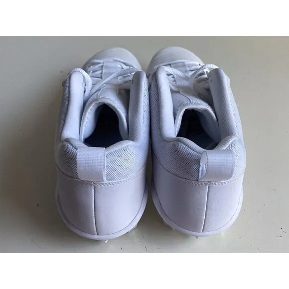 Nike Alpha Menace Pro 2 Low White Football Cleats CV6477-100 Men’s Sz 12