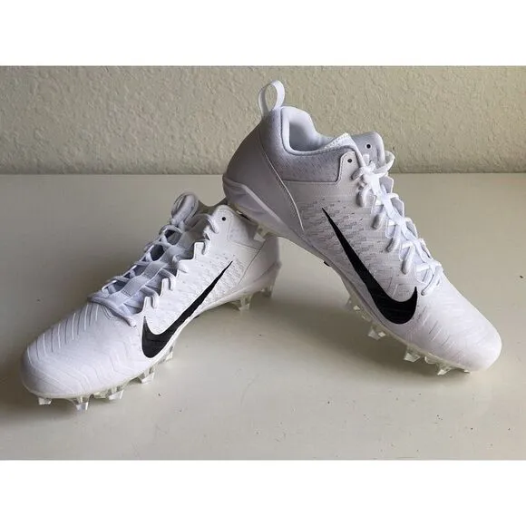 Nike Alpha Menace Pro 2 Low White Football Cleats CV6477-100 Men’s Sz 14