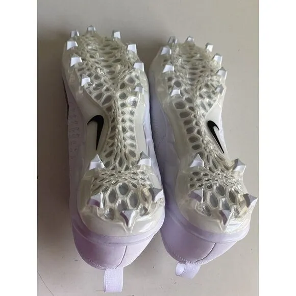 Nike Alpha Menace Pro 2 Low White Football Cleats CV6477-100 Men’s Sz 14