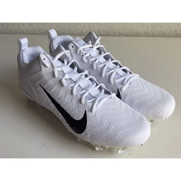 Nike Alpha Menace Pro 2 Low White Football Cleats CV6477-100 Men’s Sz 14