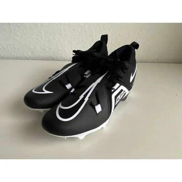 Nike Alpha Menace Pro 3 Mid Football Cleats Men's Black Size 12 CT6649-001