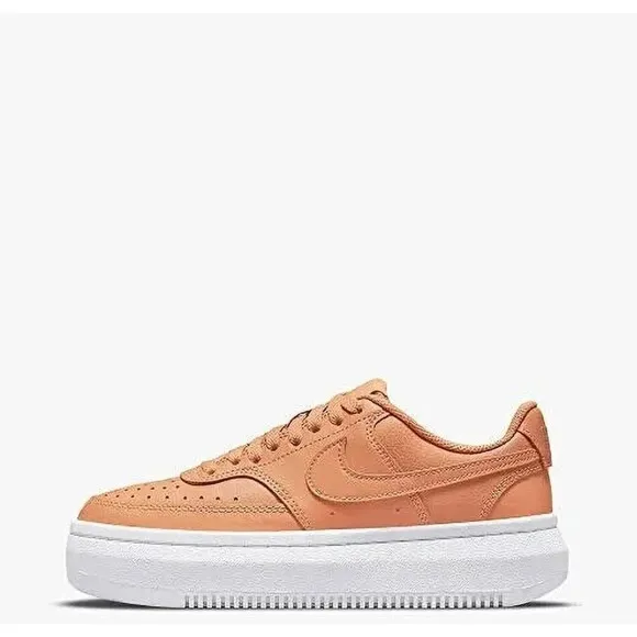 NIKE ALTA 2&quot; HI PLATFORM TRAINERS WOMEN SHOES BROWN SIZE 8 NEW cognac