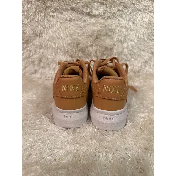 NIKE ALTA 2&quot; HI PLATFORM TRAINERS WOMEN SHOES BROWN SIZE 8 NEW cognac
