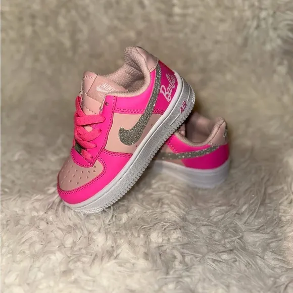 Nike BARBIE AIR FORCE 1 low CUSTOM SHOES NEW 7 1/2c