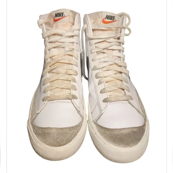 Nike Blazer 77 Basketball Shoes White CZ1055-100 Leather 2021 Retro Women's 10.5