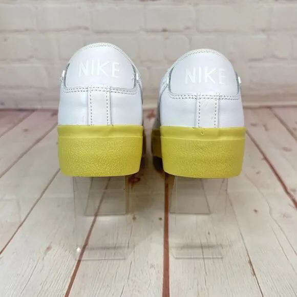 Nike Blazer Low Platform 'White Lemon Wash' Shoes Women’s Size 7 (DJ0292-109)