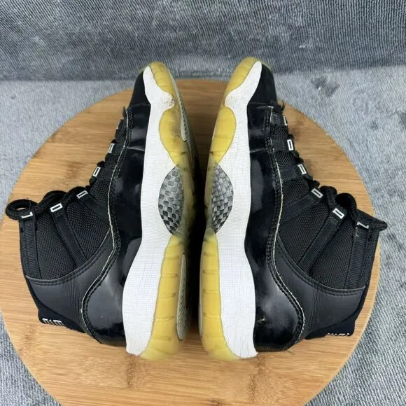 Nike Boys Air Jordan 11 Retro Jubilee 378038-011 Black Sneakers Shoes Size 3.5Y