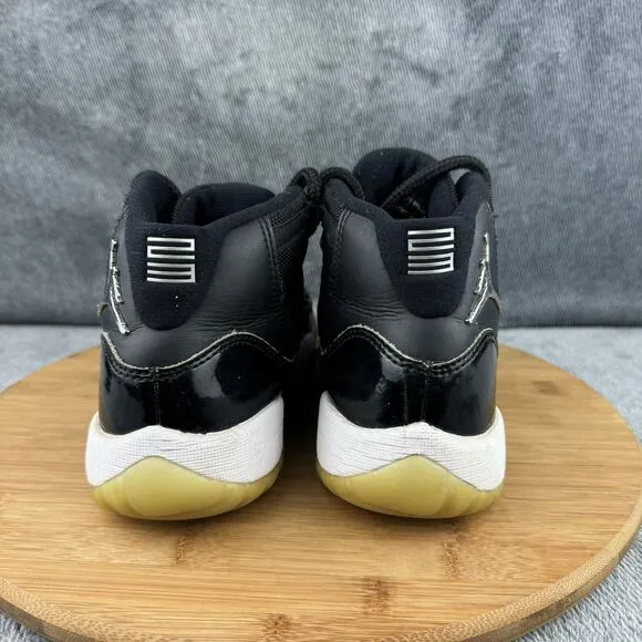Nike Boys Air Jordan 11 Retro Jubilee 378038-011 Black Sneakers Shoes Size 3.5Y