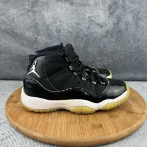 Nike Boys Air Jordan 11 Retro Jubilee 378038-011 Black Sneakers Shoes Size 3.5Y