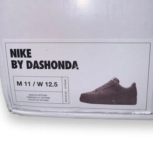 Nike by You Air Force 1 AF1 Low Black / White DN4162-991 Men's 11 Women's 12.5