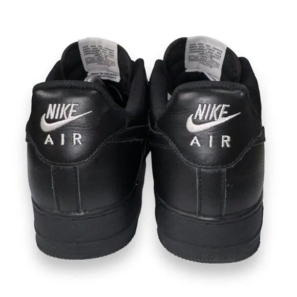 Nike by You Air Force 1 AF1 Low Black / White DN4162-991 Men's 11 Women's 12.5