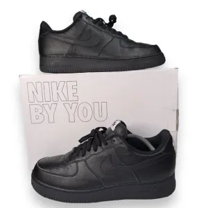 Nike by You Air Force 1 AF1 Low Black / White DN4162-991 Men's 11 Women's 12.5