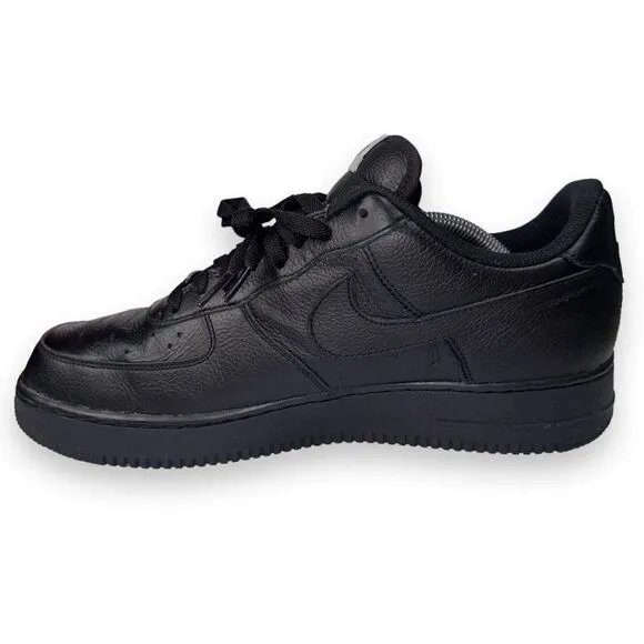 Nike by You Air Force 1 AF1 Low Black / White DN4162-991 Men's 11 Women's 12.5