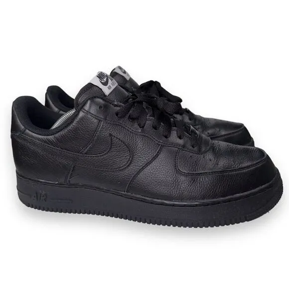 Nike by You Air Force 1 AF1 Low Black / White DN4162-991 Men's 11 Women's 12.5