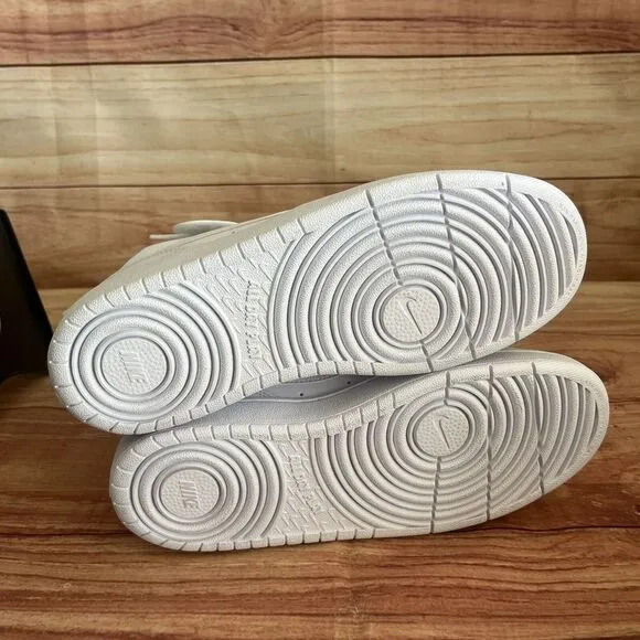 Nike Court‎ Borough Mid 2 Kids 6.5Y/ 8 Women Retro Shoes White CD7782 100 NEW