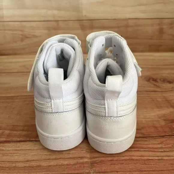 Nike Court‎ Borough Mid 2 Kids 6.5Y/ 8 Women Retro Shoes White CD7782 100 NEW