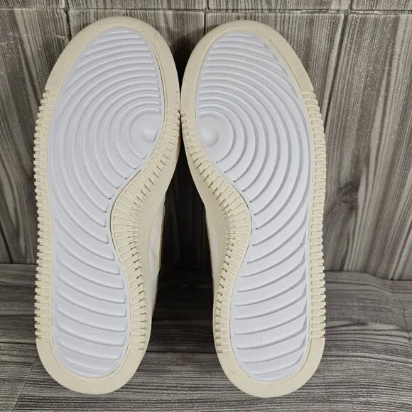 Nike Court Vision Alta Platform Shoes White Leopard DO2791 100 - Women's Sz 8.5