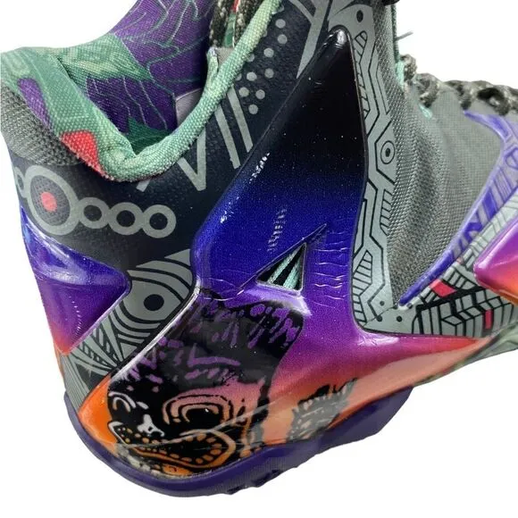 NIKE Custom LeBrons &quot;ALOHA&quot; Flywire Shane Victorino's Tennis Shoes Men’s Sz 8.5