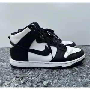 Nike Dunk High Retro Panda Black White Sneakers Shoes (DD1399-105) Mens Size 12