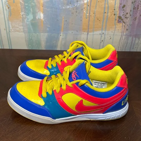 Nike Dunk Low 6.0 Custom Nike ID Pro Skate Shoes 418454-991 Women’s size 10