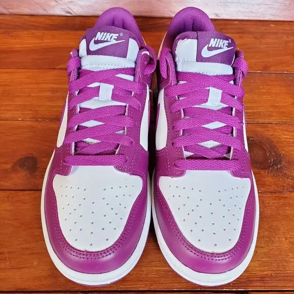 Nike Dunk Low GS Shoes 5.5Y Women 7 Viotech‎ Purple Sneakers FB9109-110 New
