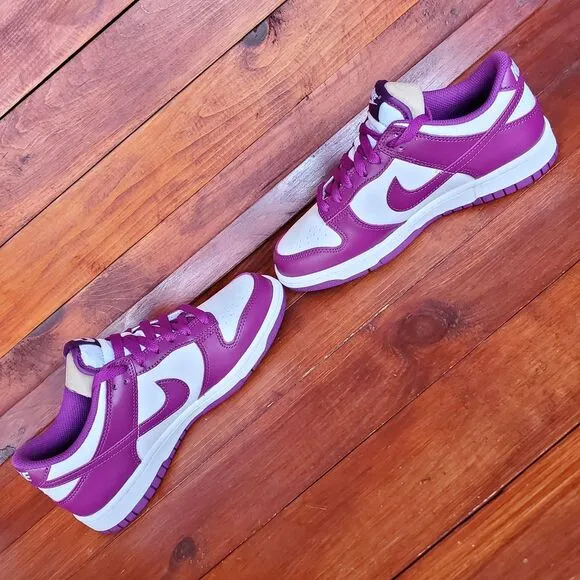 Nike Dunk Low GS Shoes 5.5Y Women 7 Viotech‎ Purple Sneakers FB9109-110 New