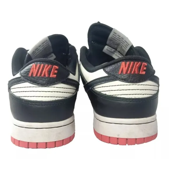 Nike Dunk Low Retro Emblem NBA Limited Edition Sail Chile Red Black Men's size 8